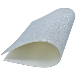 A3 White GLITTER FOAM SHEET without Sticker